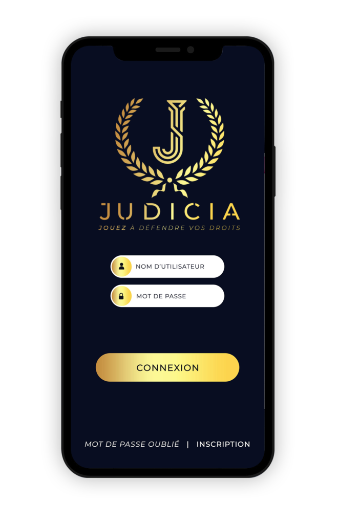 Judicia l'application pour l'apprentissage du droit